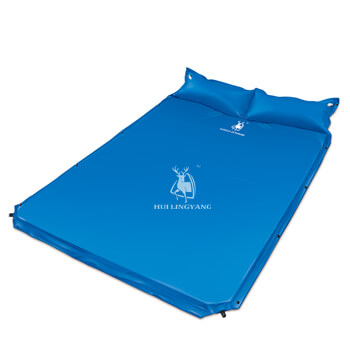 Double self inflating cushion with air pillow H52