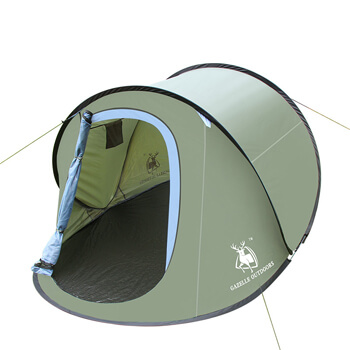 Colorful 3 person throwing open automatic tent H09