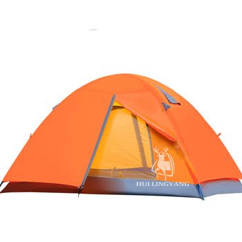 2-3 person waterproof double layer outdoor hiking tent H08